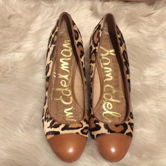 Sam Edelman Shoes - Sam Edelman Pony Leopard Wedges - Size 9